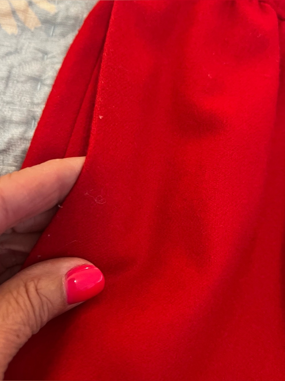 Pendleton Red Midi Skirt with Elastic Waist - Picture 11 of 14
